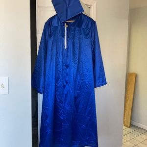 Blue Graduation  6 -6ft 2" Cap & Gown